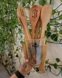 جاقاشقی چوب و شیشه ۲ رنگ