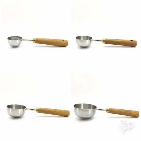 پیمانه اندازه گیری لوکس دسته چوبی مدل کروی