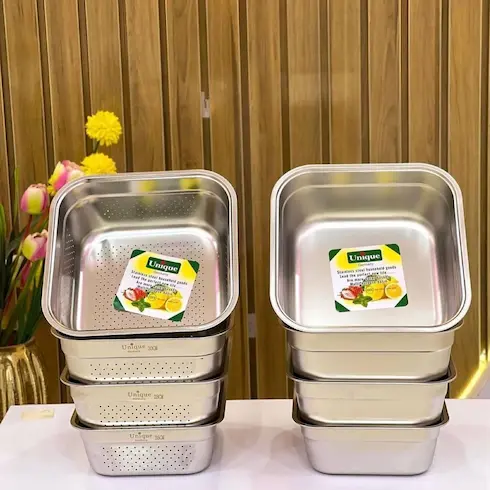 IMG_20260515_001753_080 آبکش و لگن مربع یونیک 8 پارچه - تصویر 1