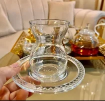 فنجان نعلبکی پیرکس 6 نفره ترک - Image 4