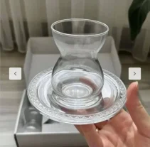 فنجان نعلبکی پیرکس 6 نفره ترک - Image 3