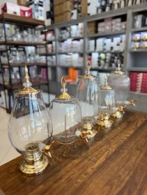 کلمن شیشه ای پایه دار 5 طرح - Image 2