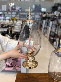 کلمن شیشه ای پایه دار 5 طرح - Image 4