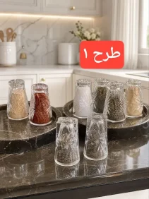 نمکپاش فلفلپاش کریستال جفتی در 4طرح - تصویر 2