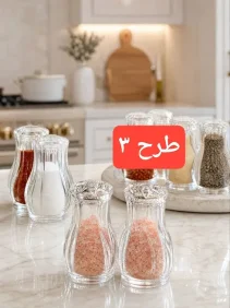 نمکپاش فلفلپاش کریستال جفتی در 4طرح - تصویر 4